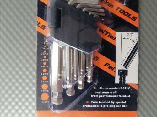 CRAZY R1 - Turn Heads! - 9 Piece Torks and 9 Piece Ball and Hex Key (FT Tools)