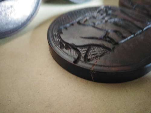 Africana! Hand Carved - Wooden Coaster Set In Caddy/Holder With Ashtray Lid - Elephant Design