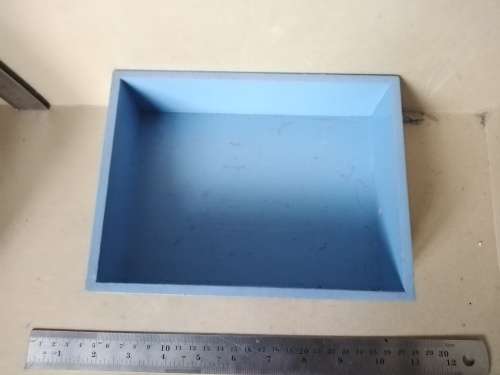 Vintage! Blue Decoupage Jewelry / Trinket / Keepsake Box