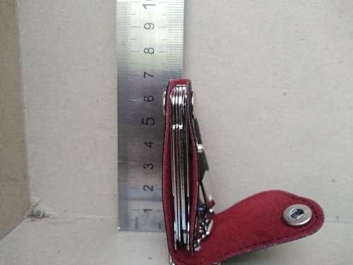 Vintage! Nail Clipper Keychain In Pouch - Made In Korea