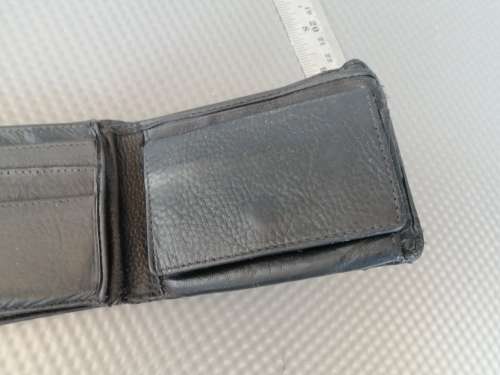 Vintage `POLO` Branded Black Leather Wallet.