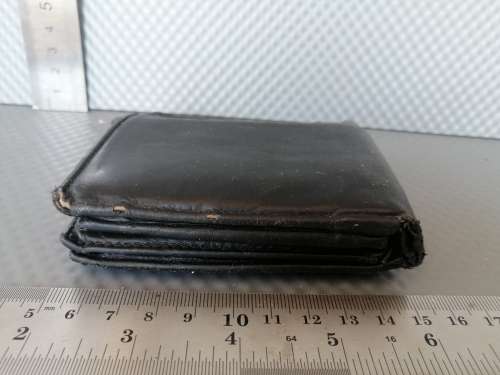 Vintage `POLO` Branded Black Leather Wallet.