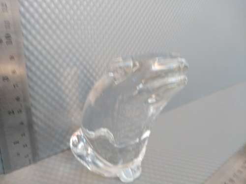 Vintage! FM Ronneby Konstglas Sweden  Art Glass Frog Paperweight