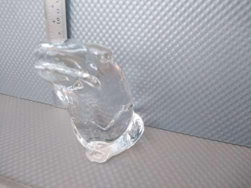 Vintage! FM Ronneby Konstglas Sweden  Art Glass Frog Paperweight