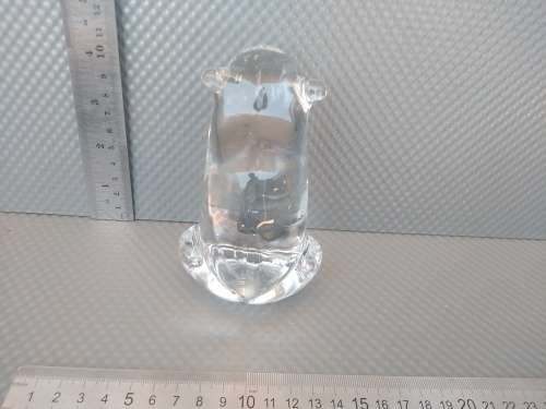 Vintage! FM Ronneby Konstglas Sweden  Art Glass Frog Paperweight