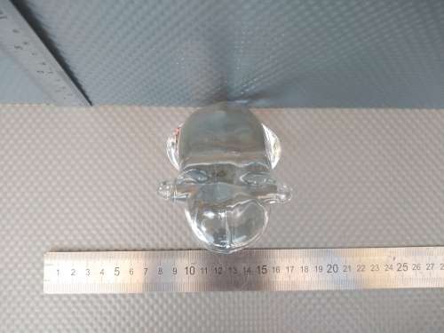 Vintage! FM Ronneby Konstglas Sweden  Art Glass Frog Paperweight