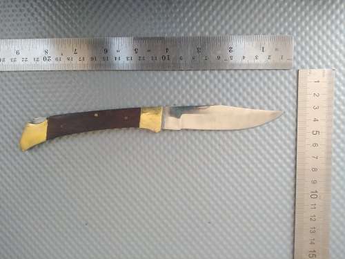 Vintage! Bear Hunter Folding Knife - Small (With some Tarnishing)