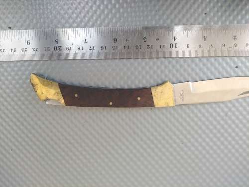 Vintage! Bear Hunter Folding Knife - Small (With some Tarnishing)