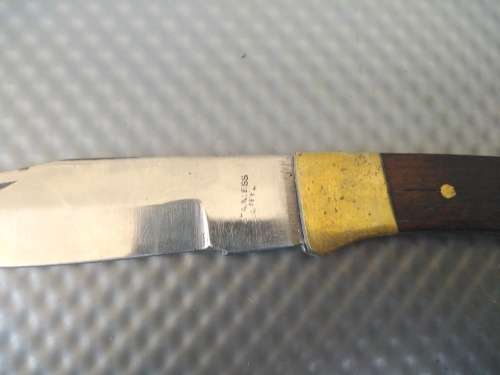 Vintage! Bear Hunter Folding Knife - Small (With some Tarnishing)