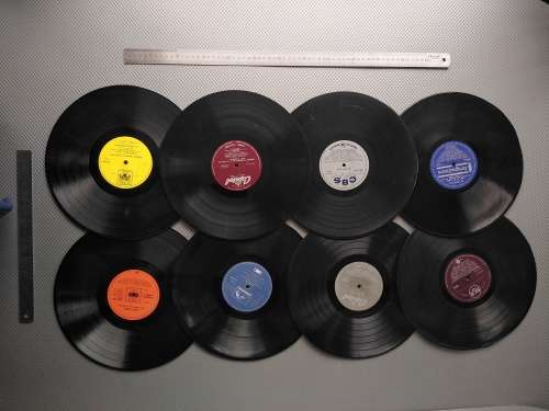 Vintage!  8 Piece Retro Vinyl Place Mats