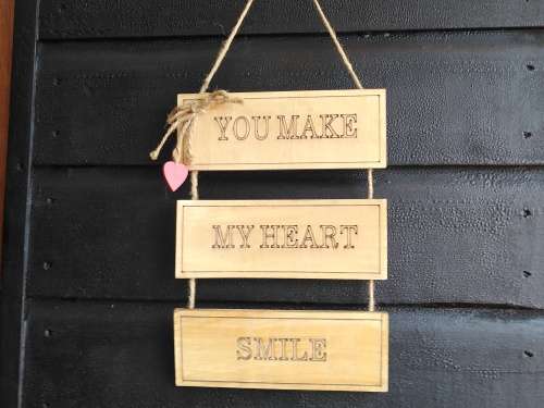 Wooden Wall Hanging - 3 Tier