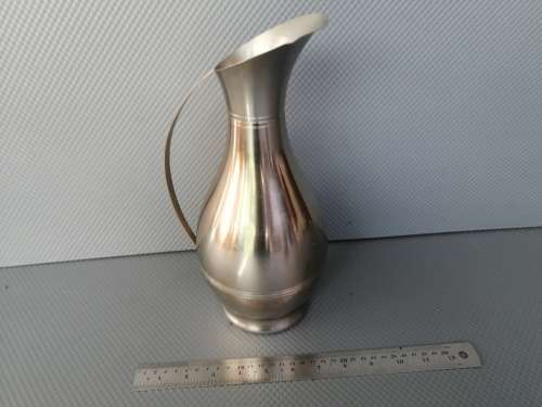 Vintage! Stainless Steel Pitcher / Ewer Made In Dovo Holland