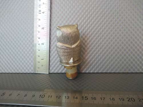 Vintage! Decorative Stainless Steel Owl Bottle Stopper.