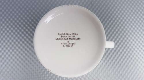 Vintage! Set Of 6 English Bone China Coffee Mugs Of Leicester