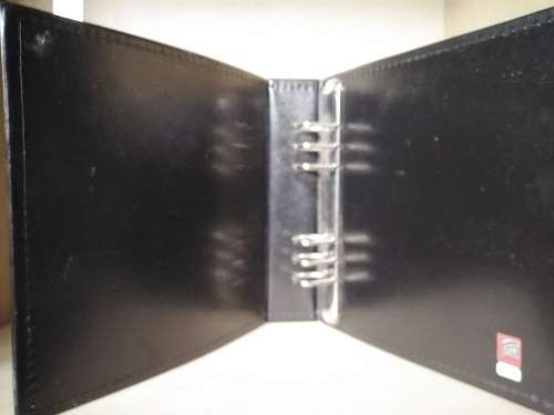 Vintage! Munzen Leather 6 Ring Binder / Coin Album