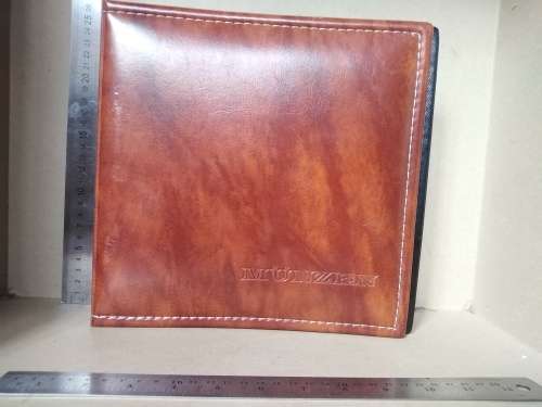 Vintage! Munzen Leather 6 Ring Binder / Coin Album