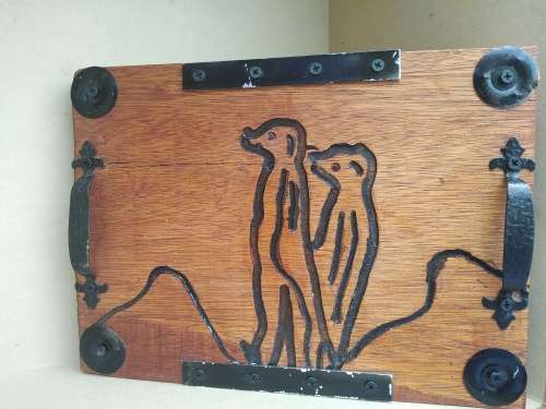 Retro Style Wooden Serving / Storage Tray