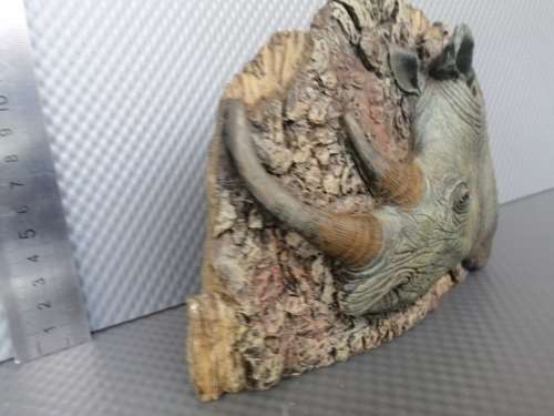 Africana! - Resin / Stone Composite - Hyper-Realistic - Rhino