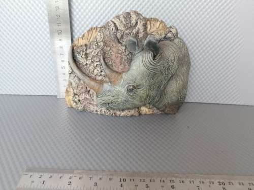 Africana! - Resin / Stone Composite - Hyper-Realistic - Rhino