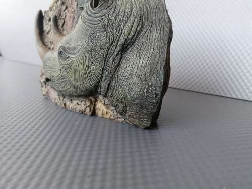 Africana! - Resin / Stone Composite - Hyper-Realistic - Rhino