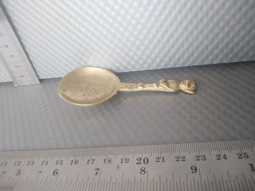 Vintage! English - Lincoln Imp - Brass Tea Caddy Spoon