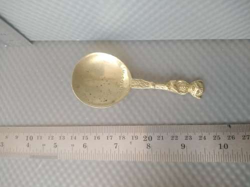 Vintage! English - Lincoln Imp - Brass Tea Caddy Spoon