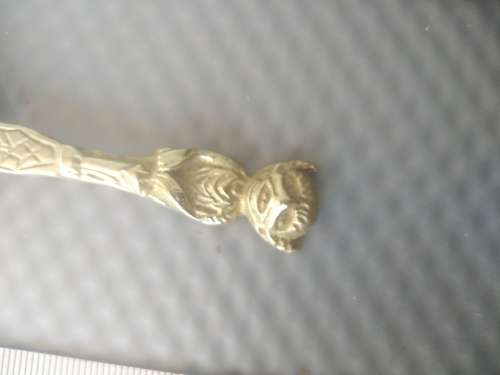 Vintage! English - Lincoln Imp - Brass Tea Caddy Spoon