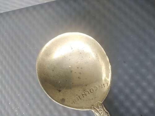 Vintage! English - Lincoln Imp - Brass Tea Caddy Spoon