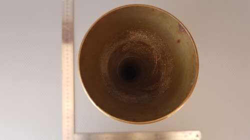 Vintage! Indian Brass - Beautifully Etched Tall Vase