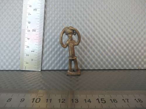 Africana! Ghana - Akan/Ashanti - Mrammou - Bronze Goldweight  - Man Holding His Head