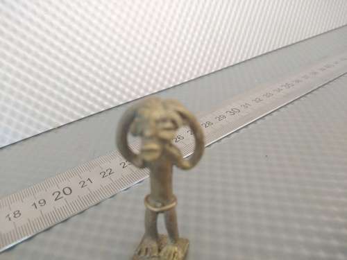 Africana! Ghana - Akan/Ashanti - Mrammou - Bronze Goldweight  - Man Holding His Head
