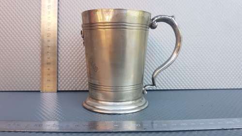Vintage! Silver Plated - Trophy Beer Mug - Golf Club Nomads