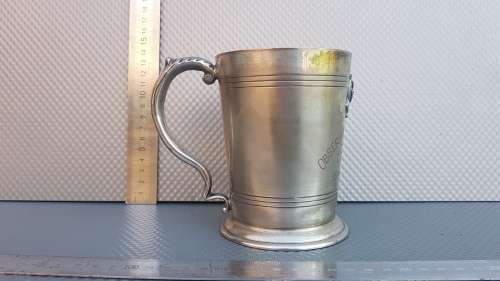 Vintage! Silver Plated - Trophy Beer Mug - Golf Club Nomads