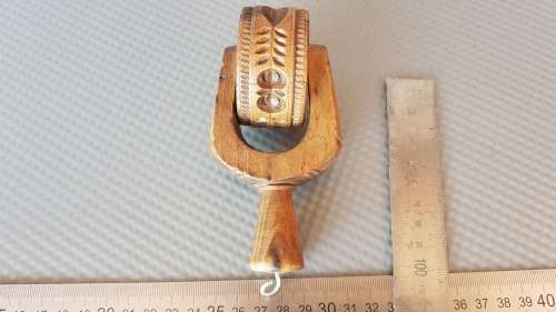 Antique! English - Treen - Butter / Pastry Roller
