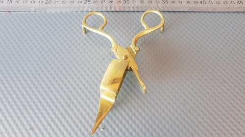 Vintage! English - Brass  - Candle Snuffer - Wick Scissors
