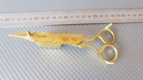 Vintage! English - Brass  - Candle Snuffer - Wick Scissors