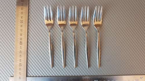 EETRITE - Slimline - Set of 5 Dessert Forks