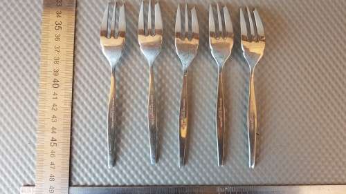 EETRITE - Slimline - Set of 5 Dessert Forks