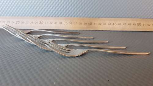 EETRITE - Slimline - Set of 5 Dessert Forks
