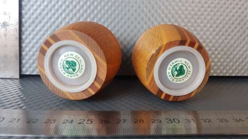 Vintage! - New Zealand Timber Arts - Salt And Pepper Shakers