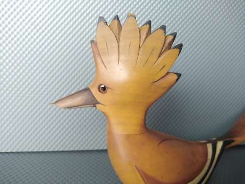 Vintage! Feathers of Knysna - limited edition - hand carved Hoopoe bird