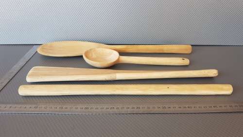 Vintage!  Set Of Various Wooden African Utensils