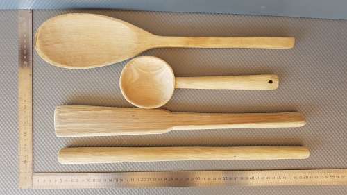 Vintage!  Set Of Various Wooden African Utensils