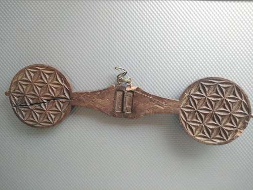 Antique! Fabric Printing Press Stamp, Textile, Design