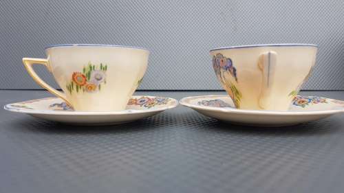 Rare! Maddock - England - Naples - 12 piece - Art Deco - Tea Set