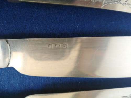 Vintage! English - JWS - Fish Knife And Fork  - Cutlery Set