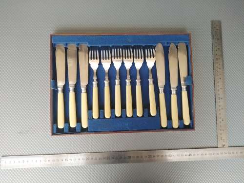 Vintage! English - JWS - Fish Knife And Fork  - Cutlery Set