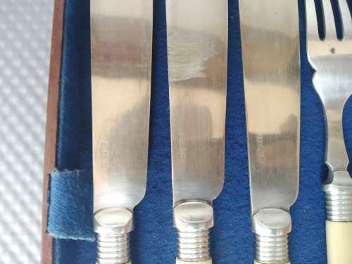 Vintage! English - JWS - Fish Knife And Fork  - Cutlery Set