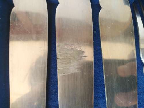 Vintage! English - JWS - Fish Knife And Fork  - Cutlery Set