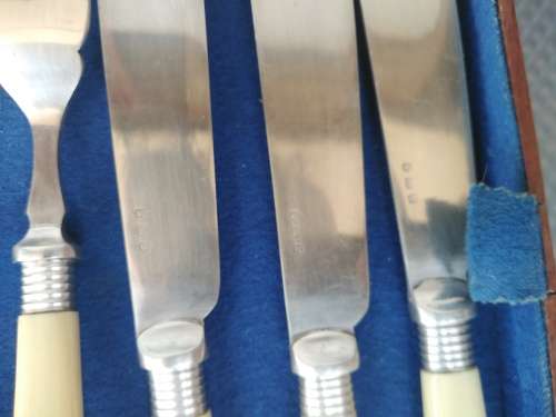 Vintage! English - JWS - Fish Knife And Fork  - Cutlery Set